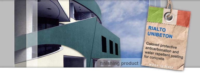 colored coating for concrete walls
